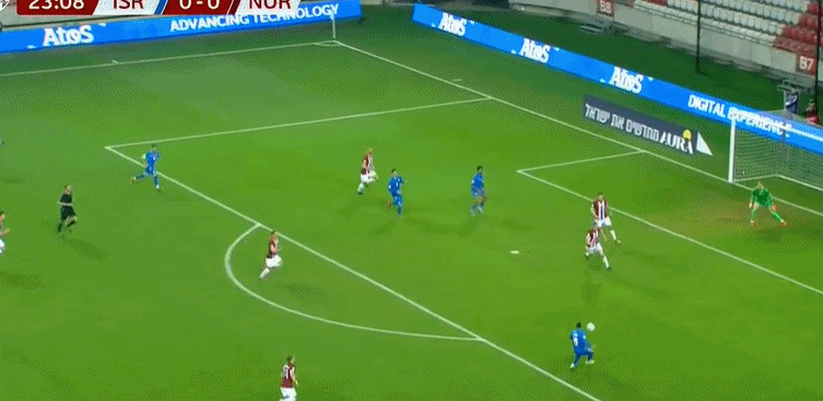 哈兰德炮轰横梁，齐笑泽斯顶级射手风范的简单介绍